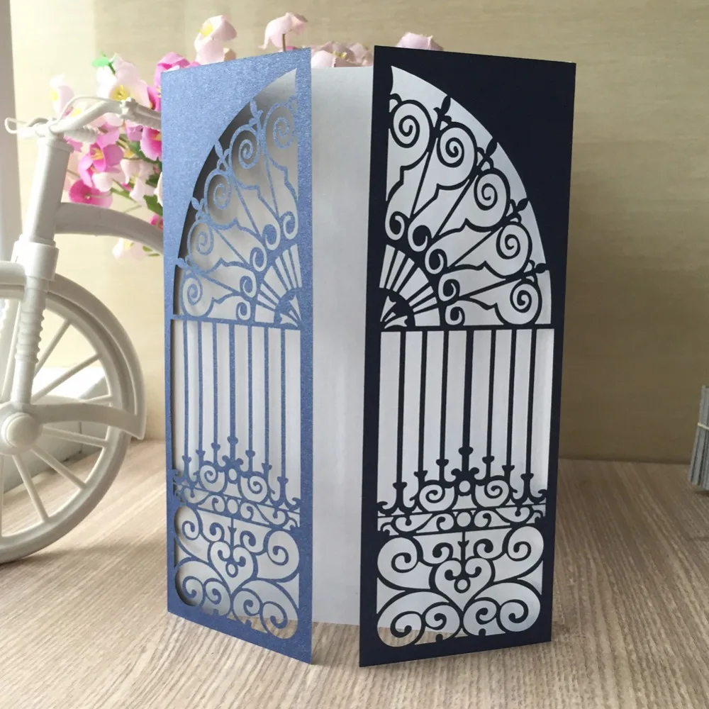 30 шт винтажные глянцевые бумажные свадебные приглашения открытка приглашение