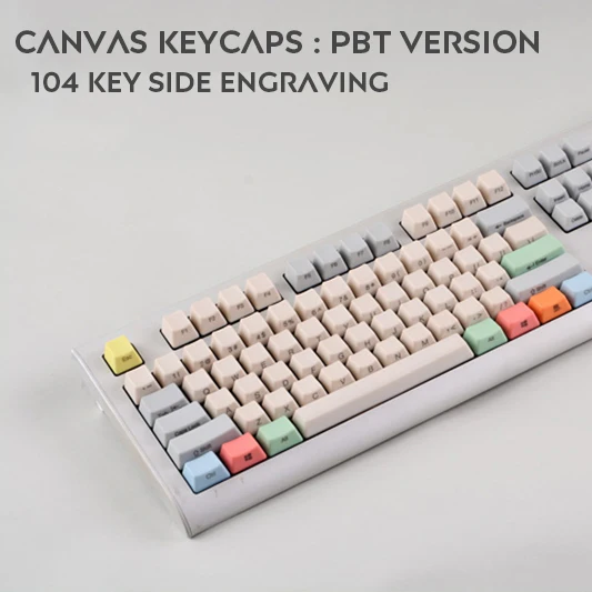87/104/108 ключ OEM холст Макарон Цвет прозрачная поверхность PBT filco клавиши для механической клавиатуры