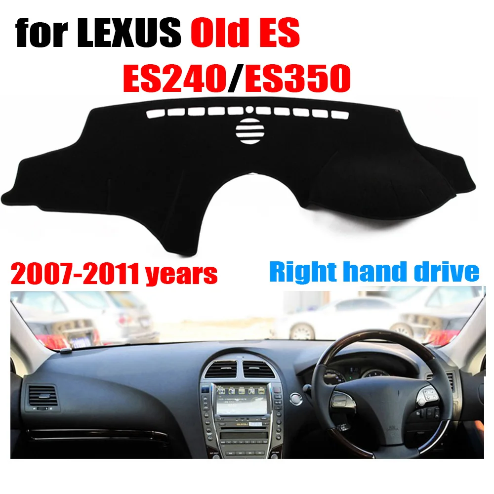 

RKAC Car dashboard cover For LEXUS Old ES ES240 ES350 2007-2011 Right hand drive dashmat pad dash auto dashboard accessories