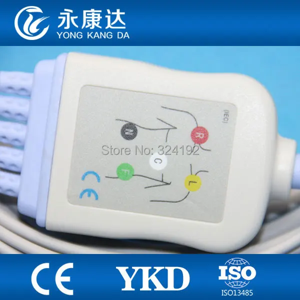 Для M2425A M2475B цельный монитор пациента с 3 выводами ЭКГ кабель |monitor cable|cable ecgmonitor