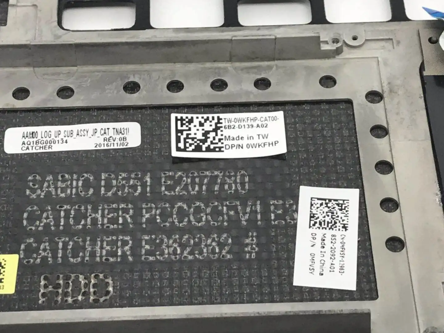 Новинка 90% г. оригинальный чехол подставка для рук Dell XPS 15 9550 Обложка клавиатуры