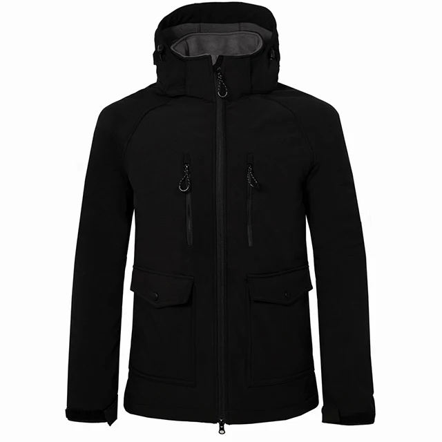 8008 black Мужские зимние 3L термальный теплый флис для походов куртки Новые водонепроницаемые уличные пальто с капюшоном Рыбалка Охота софтшелл для кемпинга одежда - Цвет: 8008 black