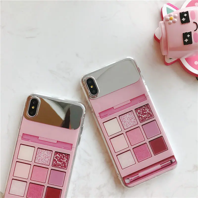 COOLY зеркало для одевания чехол iphone 6 6S 7 8 Plus XS Max XR X задняя крышка девочек Мягкий ТПУ