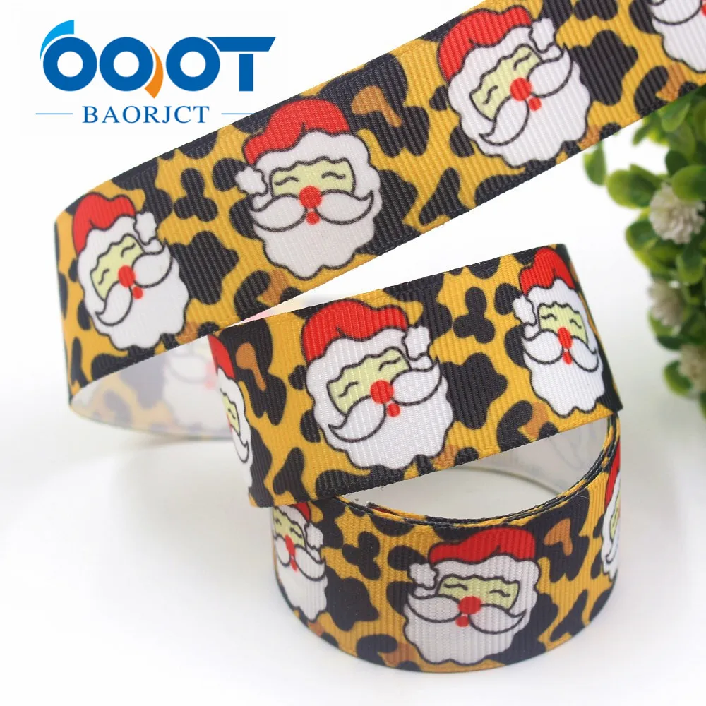 Рождественская серия OOOT BAORJCT ленты из мультфильма грогрен 25 мм 10 ярдов аксессуары