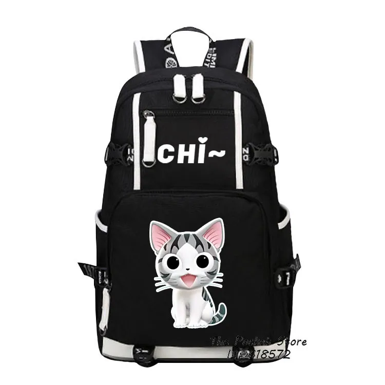 Женский рюкзак Kawaii Cat, милый домашний рюкзак Chi's, тканевый школьный рюкзак Chi Cat, розовый рюкзак для путешествий