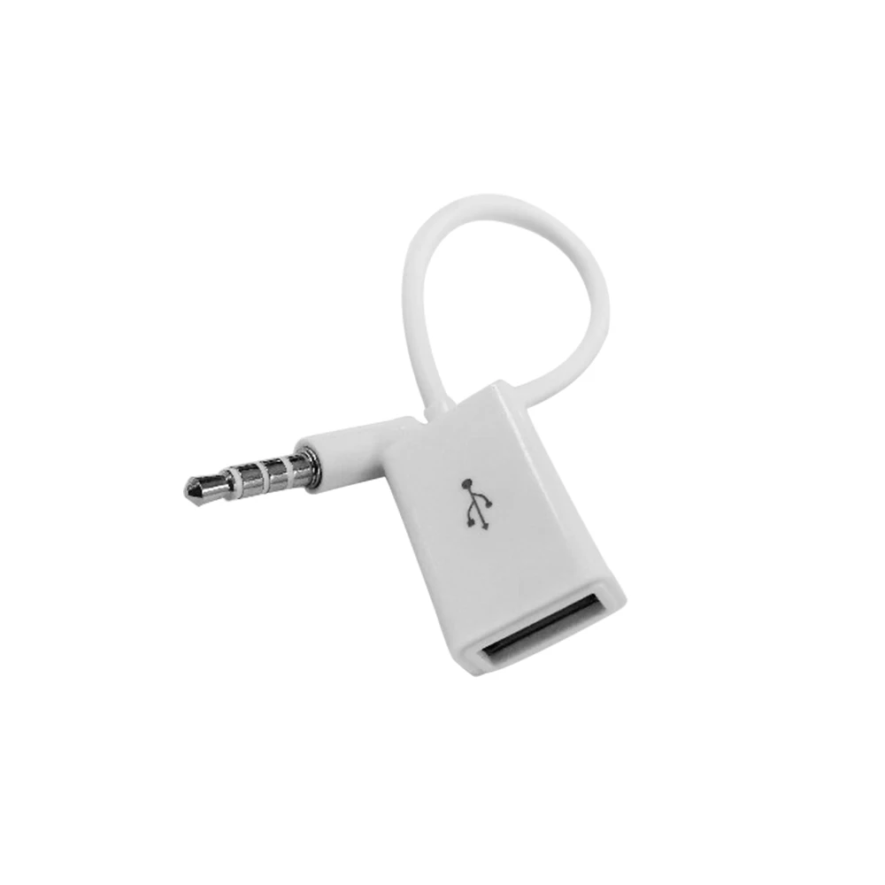 Автомобильный MP3 плеер AOSHIKE конвертер 3 5 мм со штекером AUX аудиоразъем к USB 2 0