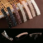 Заколка для волос с кристаллами для женщин и девушек, Классическая заколка-блестящий головной убор, 7 цветов, стразы, 1 шт.