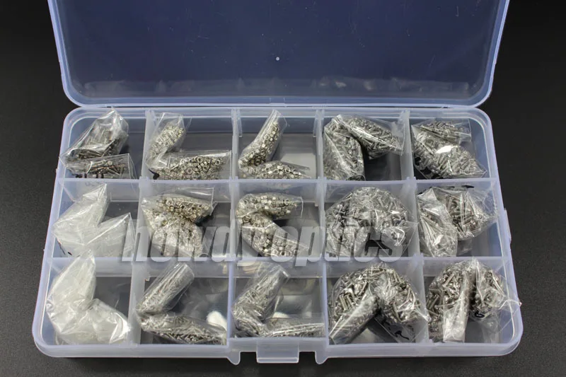 15 видов винты для очков комплект металла гайки Пластик без оправы рамки силуэт