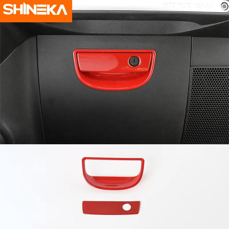 SHINEKA внутренние молдинги для Jeep Wrangler JK 2011 + 4 двери 18 шт. ABS комплект наклеек