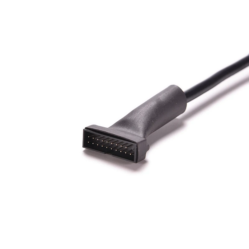 1 шт. черный USB 2 0 9-контактный корпус папа-материнская плата 3 20pin мама адаптер для
