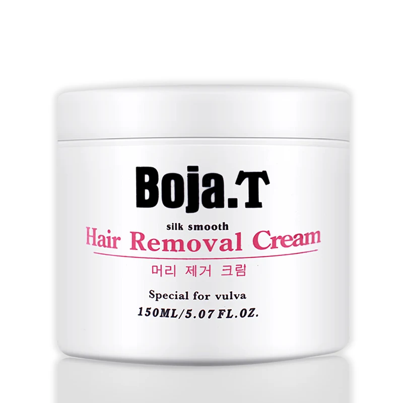 

Permanent Painless Effective Boja.T silk smooth hair removal cream special for vulva 150ml