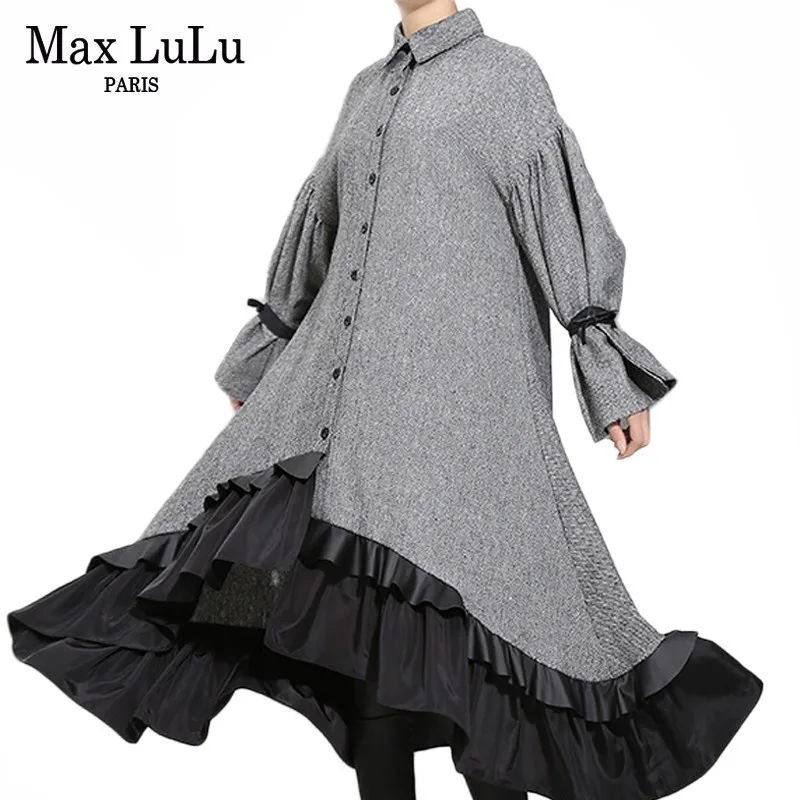 Женское шифоновое платье макси LuLu Элегантное Длинное Платье в стиле пэчворк