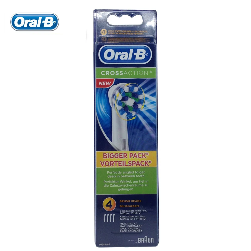 Головки зубной щетки Oral B сменные головки для зубных щеток с крестообразным