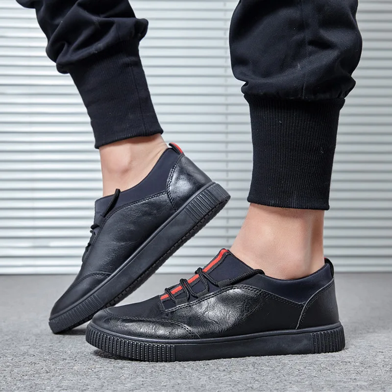 Новинка 2019 года сезон лето мужские повседневные тонкие туфли на плоской подошве