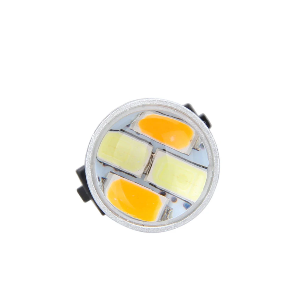 2 шт. Высокая мощность 3157 двухцветный переключатель 20 SMD 5730 светодиодные лампы