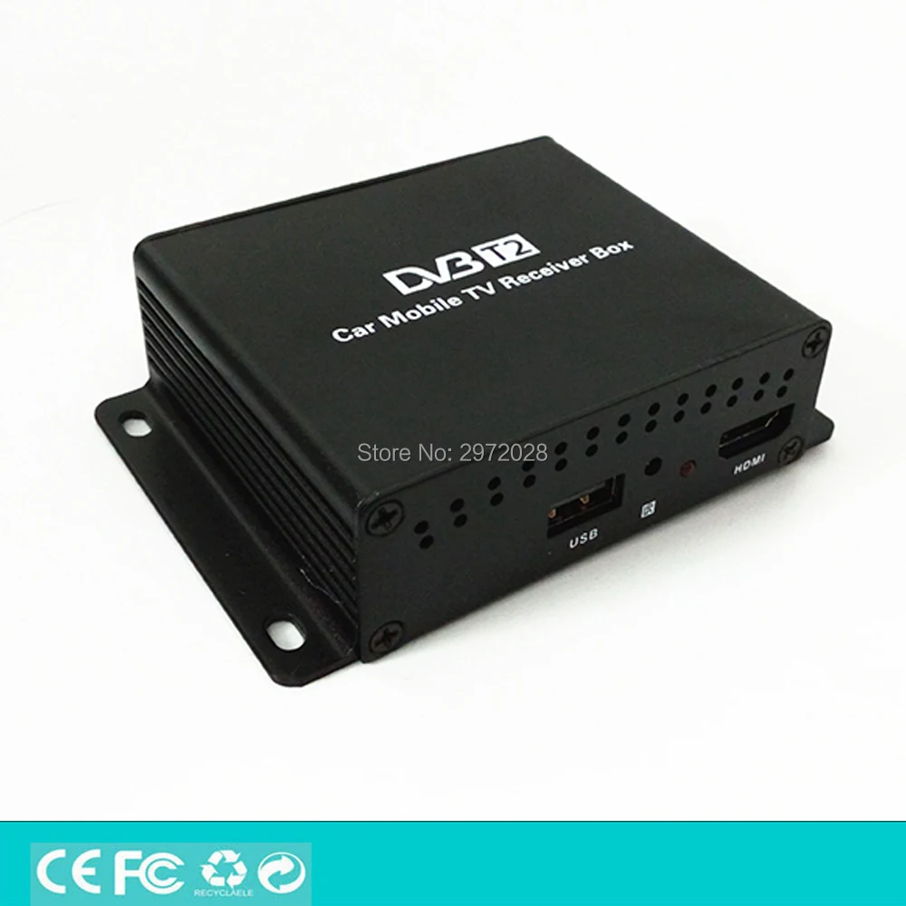 HD Автомобильный цифровой ТВ ресивер USB HDMI MPEG4 MPEG2 тюнер ресивер|ТВ-приемник для