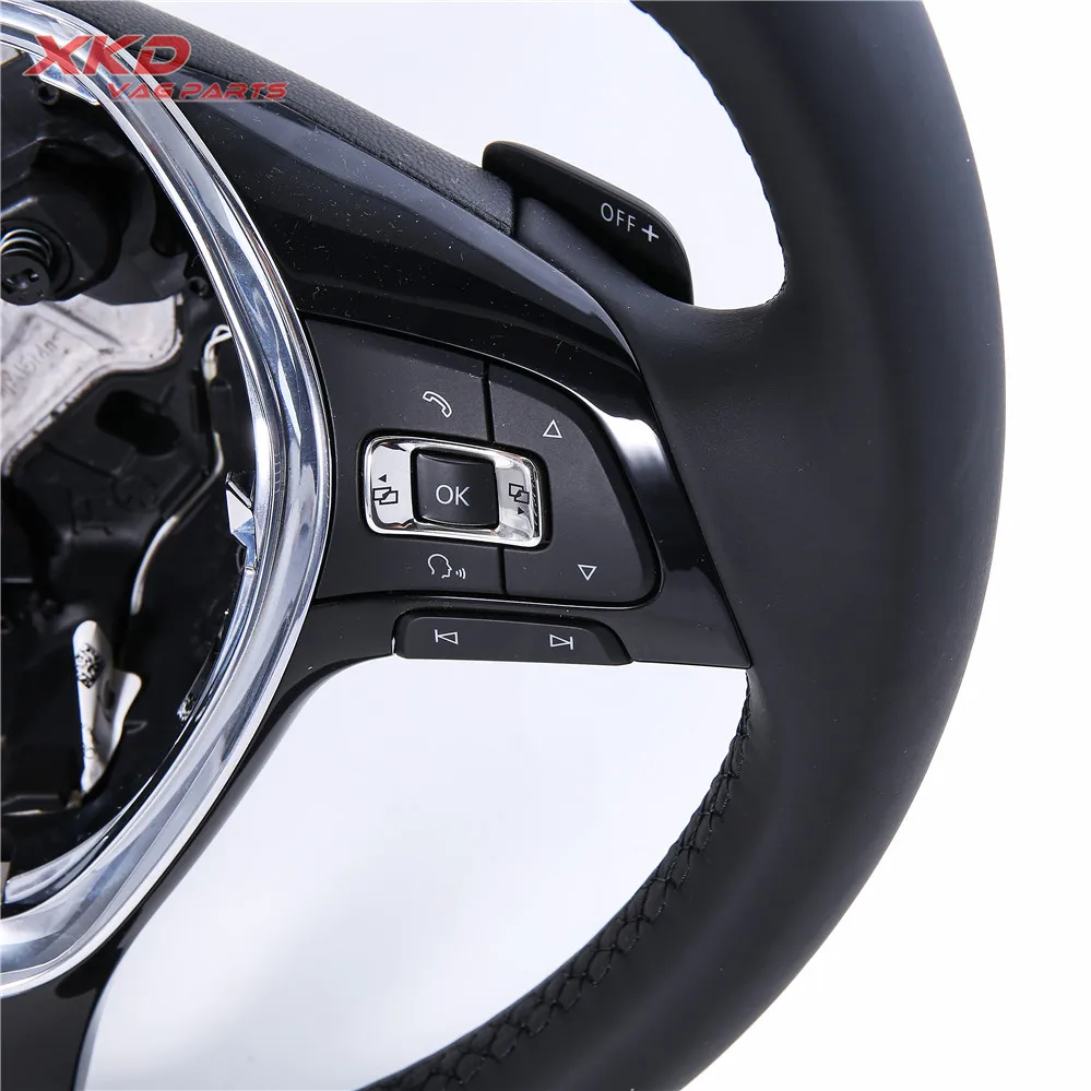 Черное Многофункциональное рулевое колесо MFS с подогревом tiptronic подходит для Tiguan