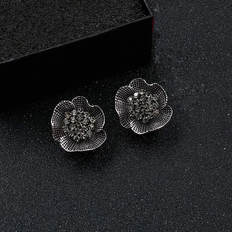 JZTOP New Cute Flower Earrings Vintage Daisies Big Stud For Woman Fashion Oorbellen Jewelry Gift | Украшения и аксессуары