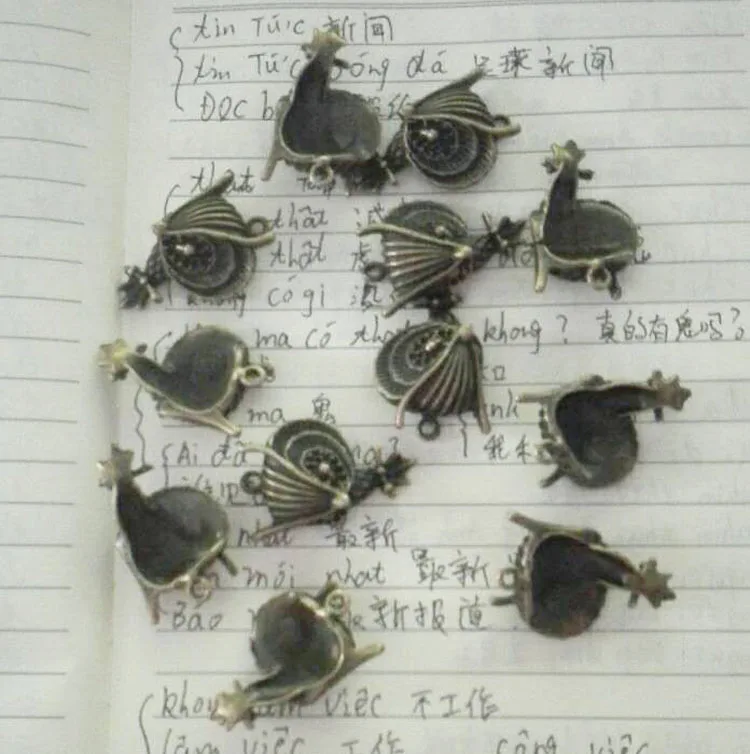 Подвеска в виде Ночной Совы с бронзовым покрытием 12 шт. | Украшения и аксессуары