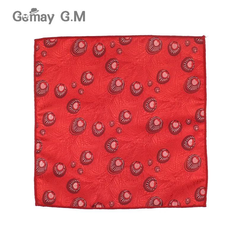 Мужской карманный квадратный многоцветный Жених Hanky жаккардовый тканый платок