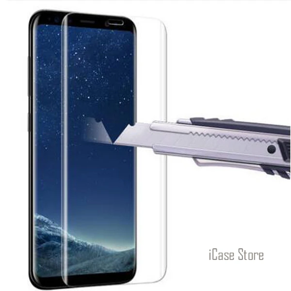 S8 Стекло 3D изогнутые полное покрытие закаленное Экран протектор для Samsung Galaxy плюс