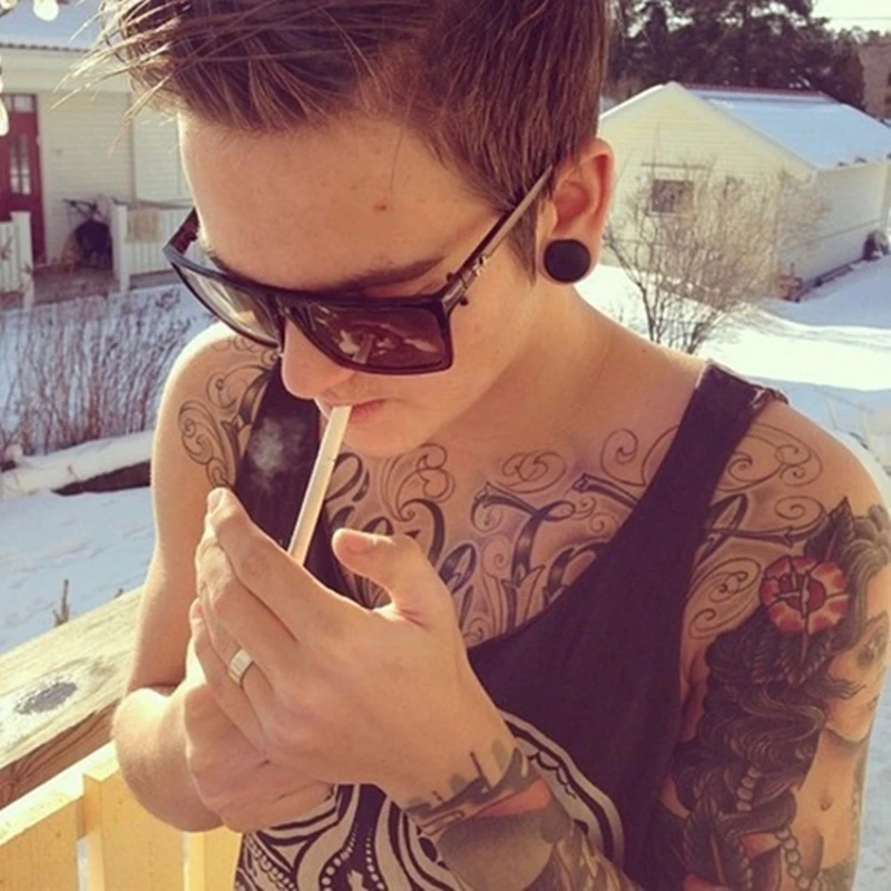 SHNAPIGN Сексуальная алмазная корона временная татуировка боди-арт флэш-стикер