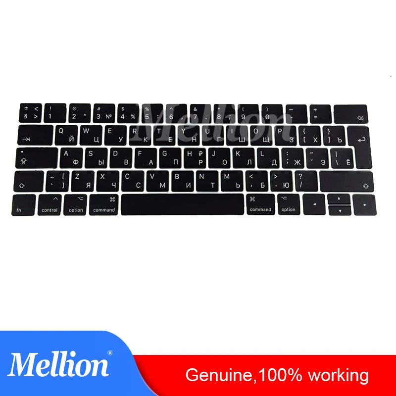 Оригинальные брелки для ноутбуков MacBook Pro Retina 13 &quot15&quot A1706 A1707 русские клавиши