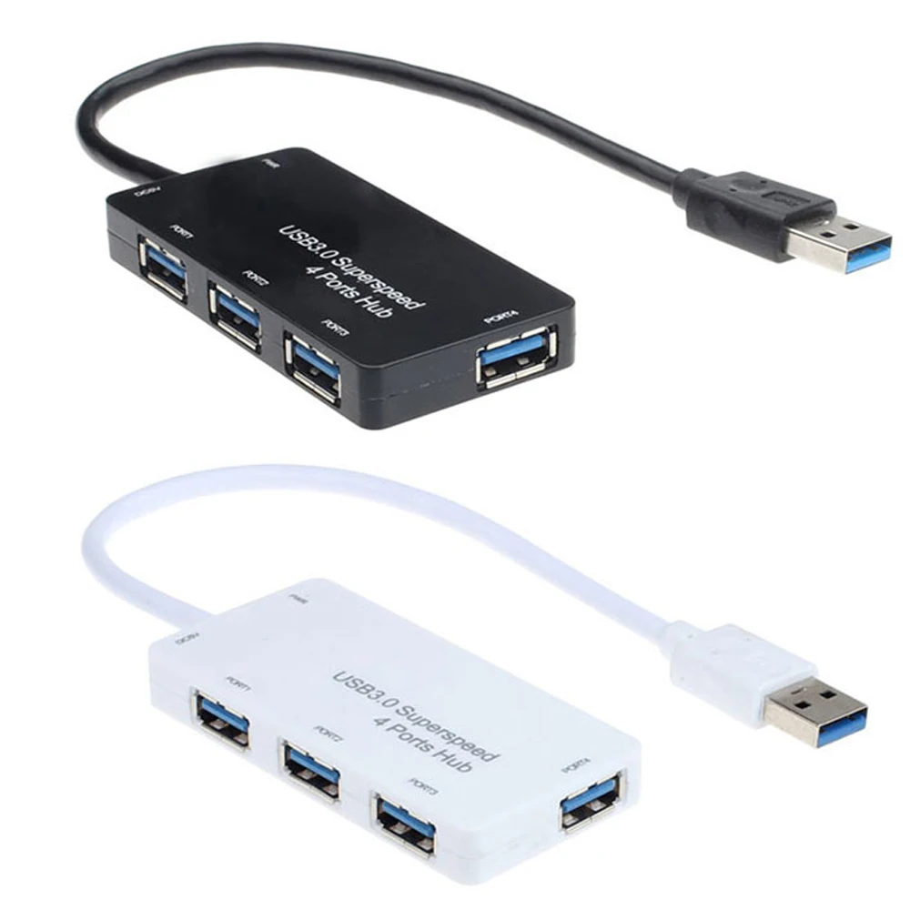 Высокая скорость 5 Гбит/с Usb 3,0 концентратор Скорость 4 порта USB разветвитель usb концентратор 3,0 адаптер Аксессуары для ноутбуков hab usb для ПК компьютера