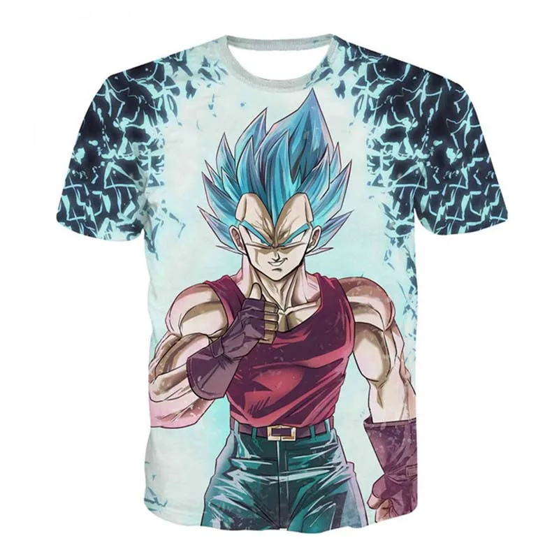 Футболка Dragon Ball DBZ Bulma Super Saiyan vegeta 3D для мужчин и женщин, аниме, Детская футболка Goku Goten Gohan, Harajuku Lonzo Ball, футболки