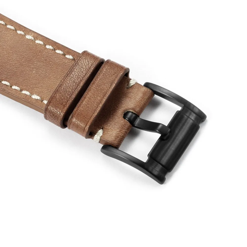 Ремешок коричневый ремешок для Apple Watch Sport 42 мм из мягкой кожи сменный черный