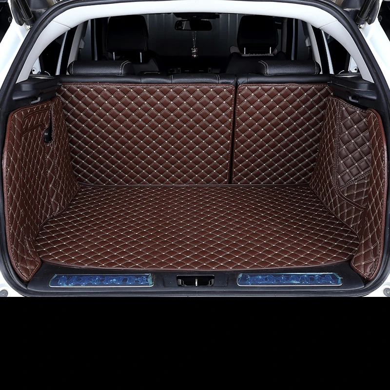 Волокно Кожаный Автомобильный Коврик для багажника Range Rover Evoque 2011 2012 2013 автомобильные аксессуары