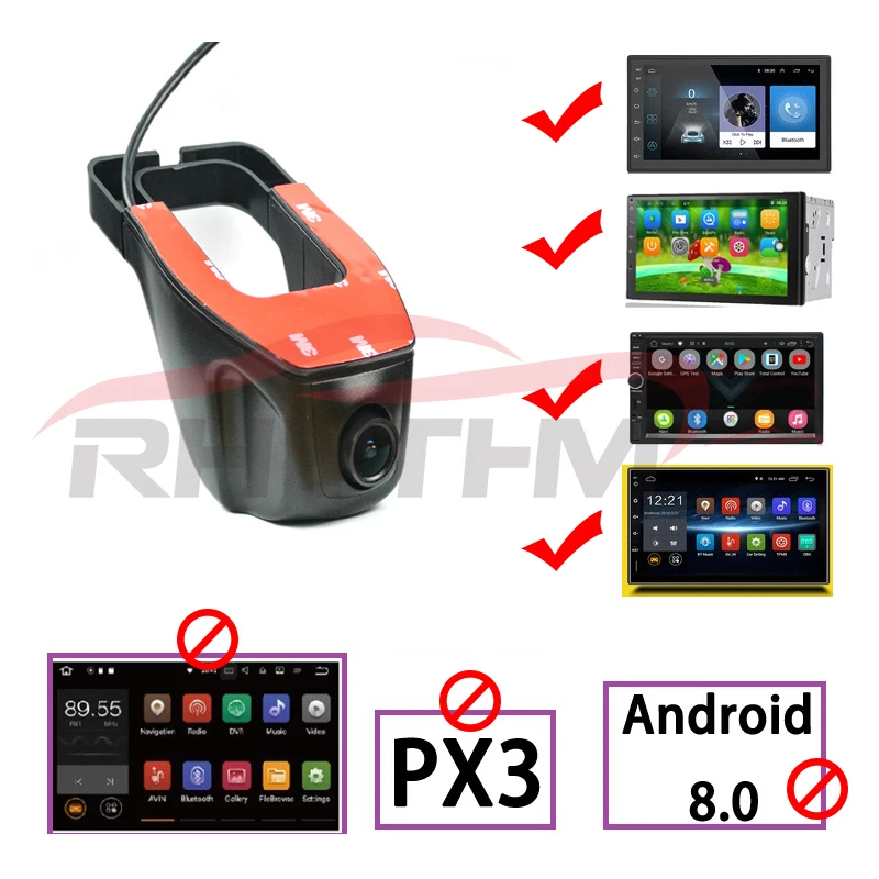 Автомобильный видеорегистратор adas USB HD 2019 P Android 720 6 0 5 1 DVD GPS ночное видение DVR 4