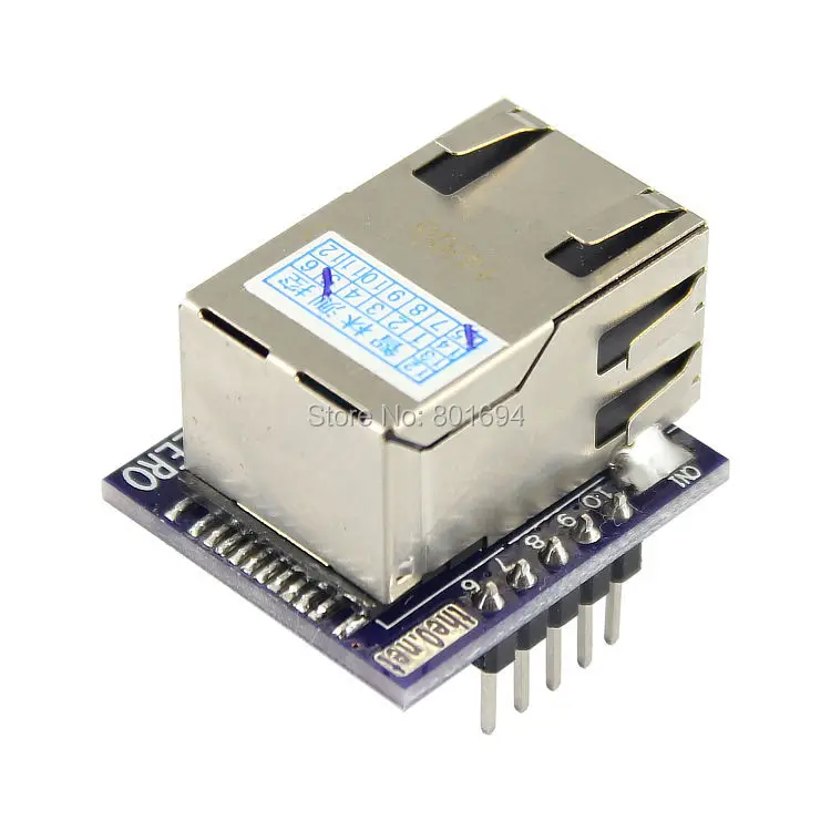 10 шт./лот ENC28J60 Mini LAN Ethernet Сетевая макетная плата модуль для AVR PIC ARM MCU | Инструменты