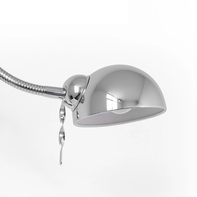 Хромированная Поворотная настенная лампа с выключателем прикроватный