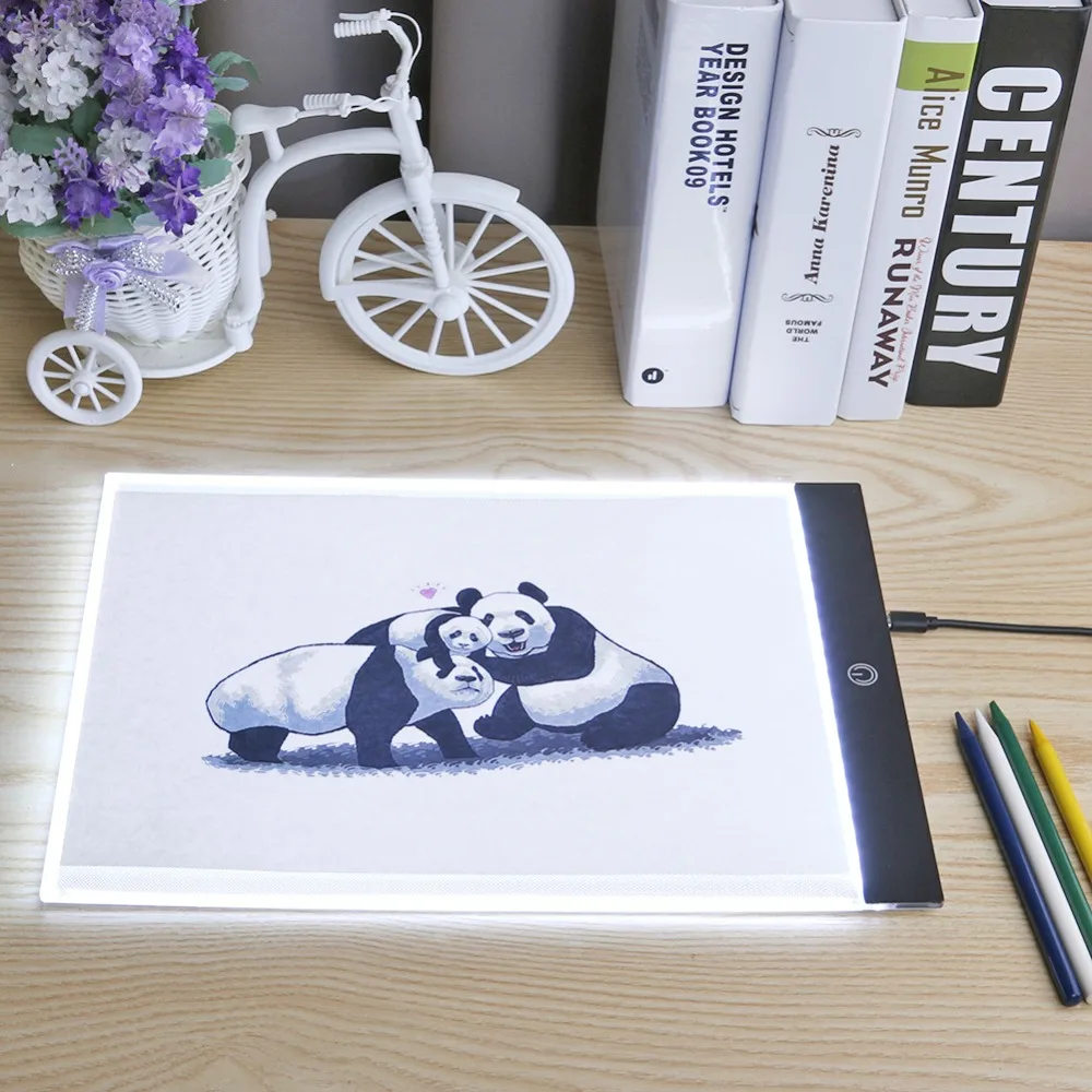 Цифровой графический планшет A4 светодиодный художественный тонкий трафарет