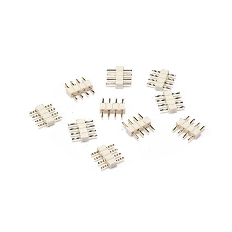 1000 шт. 10 мм 4 Pin разъемами адаптера Бесплатный Сварка для SMD 3528 5050 RGB Светодиодные