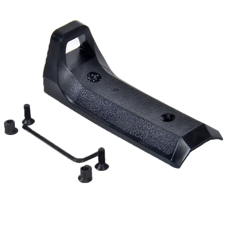 Black Тактические вентиляторы KeyMod ручной стоп CALI легальная Forend Foregrip KeyMod система для Freefloat/drop-in Handguard Rail 20 мм AR15 Ak47/74 - Цвет: Black