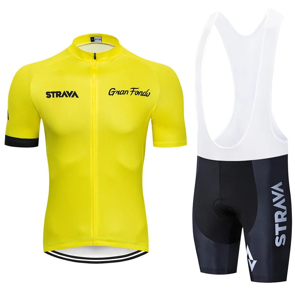 Cycling jersey STRAVA, набор Джерси для велоспорта, мужской набор для велоспорта, одежда для гонок, одежда для велоспорта, дышащая одежда для горного велосипеда, Ropa bicicleta - Цвет: Cycling jersey
