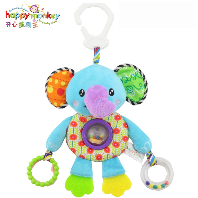 Детские коляски подвесные погремушки игрушки Kawaii токарный станок с животными