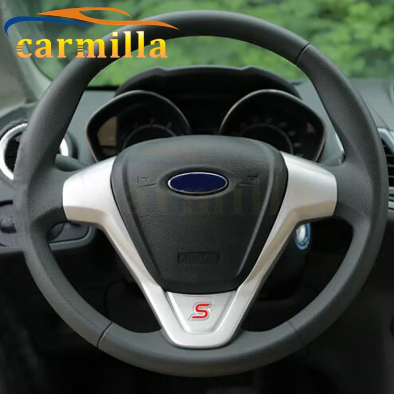 Наклейка на руль для Ford New Fiesta MK7 Ecosport 2013 2014 2015 2016|stickers for|stickers coverstickers stickers |