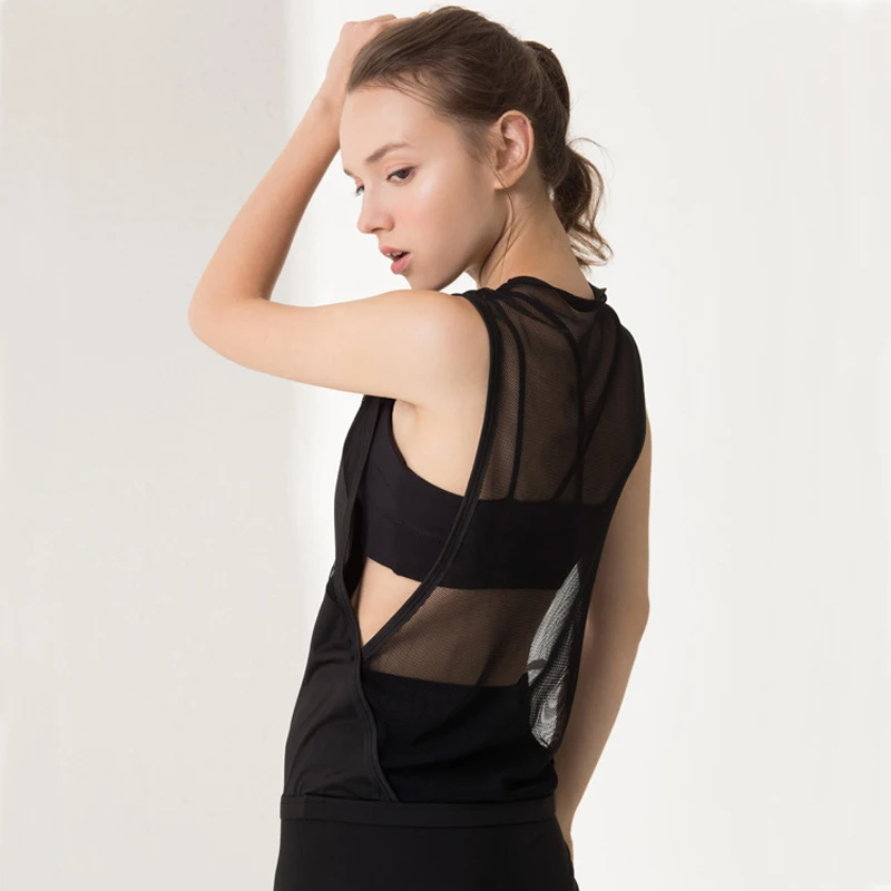 

Fitness Yoga Shirts Push Up Sports for Womens Gym Running Padded Tank Top Athletic Vest Short Sleeve Clothes Sweatshirts
