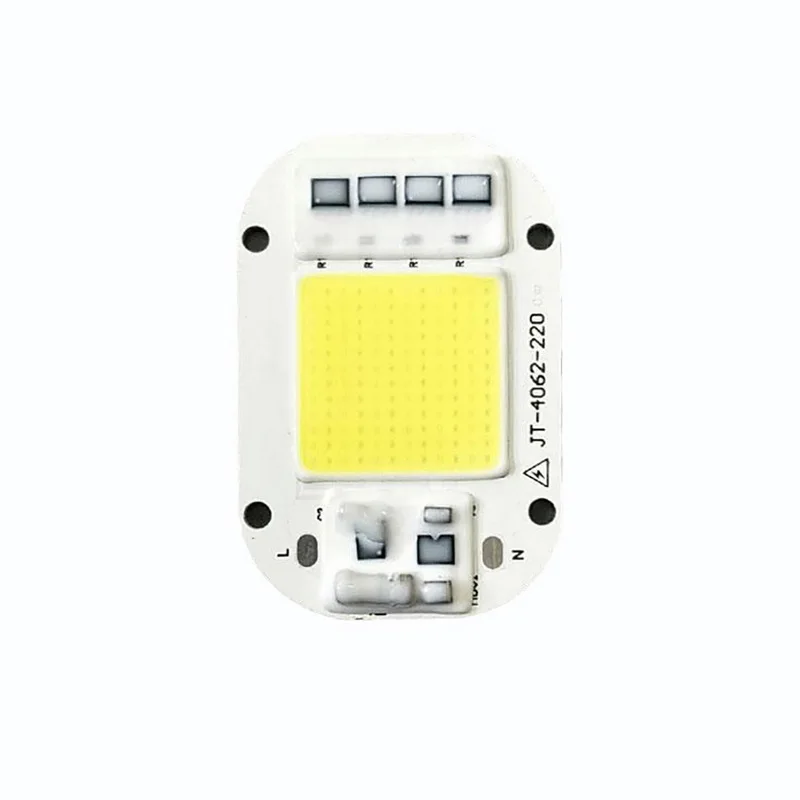 Светодиодный COB Чип лампочки прожектор AC220V SMD 20 W 30 50 лампа белый/теплый белый с