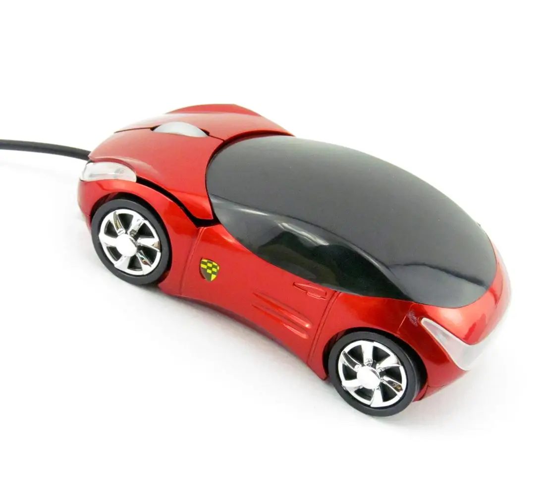 Новинка 3D оптическая USB Проводная мышь мыши 800DPI в форме автомобиля для ПК