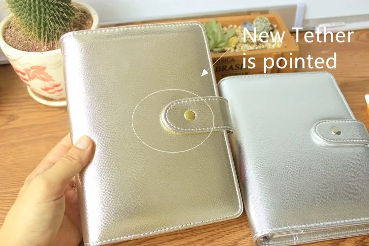 A5 A6 Серебро Золото многоразовый ежедневный блокнот dokibook вкладыш filofax планировщик блокнот