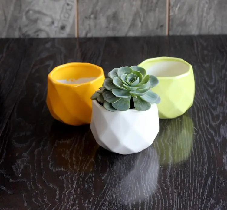 Силиконовая форма геометрические керамические цветочные горшки настольные 3d