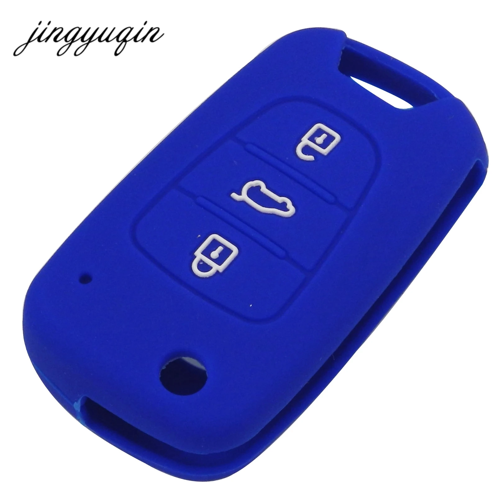 Силиконовый автомобильный чехол книжка для ключа jingyuqin Kia RIO K2 K5 Sportage Sorento Hyundai i20 i30