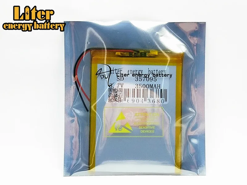 357095 3 7 V 3500 mAh литиевая батарея Замена для MP4 MP5 gps DVD PAD MID планшетных ПК BT