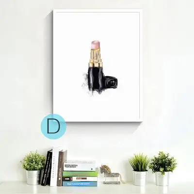 Nordic minimalist Cosmetics Woman Model Fashion Art Poster Wall Canvas Painting Picture for Home Decoration Girl Room decor | Дом и сад