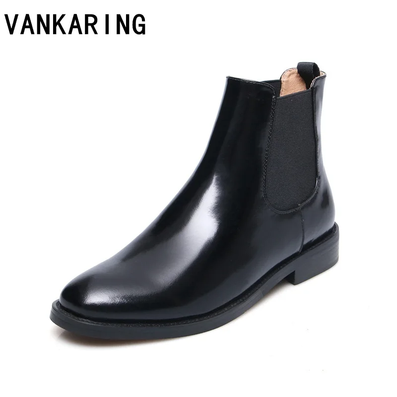 

Женские ботильоны из натуральной кожи, с острым носком