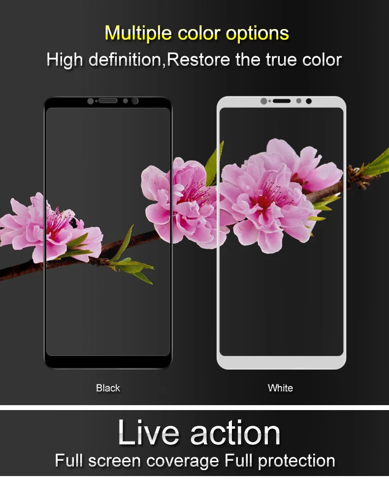 Imak Для Xiaomi mi Max 3 Blackshark Red mi Note 5 Pro Red mi 6 Pro A2 Lite Полное покрытие экрана закаленное стекло Защита экрана